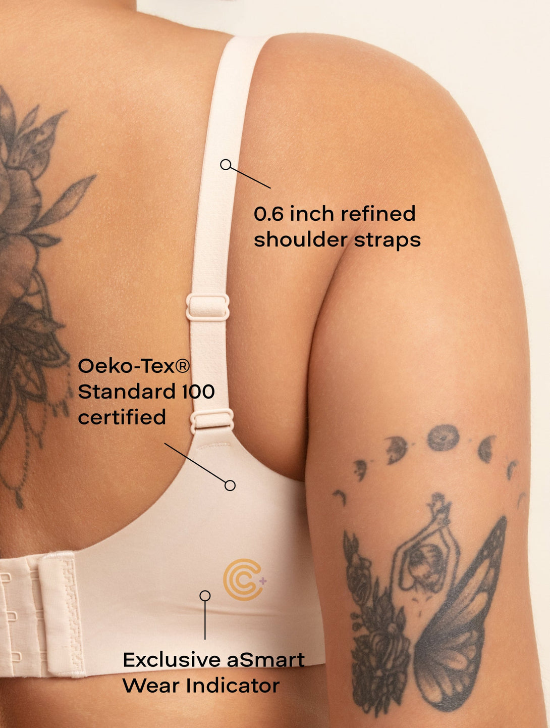 Comfelie Seamless Nano Soft VIVA V Neck Smart Bra 