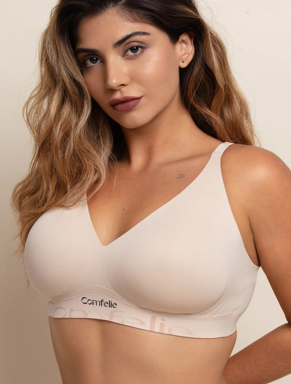 Comfelie Seamless Nano Soft VIVA V Neck Smart Bra 
